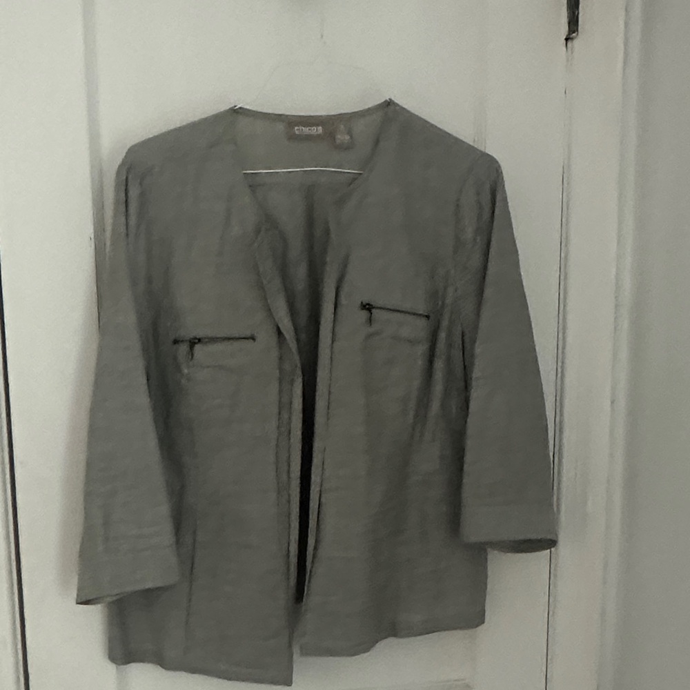 Chico's Silver Women's Blazer